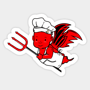 Chef Demon Sticker